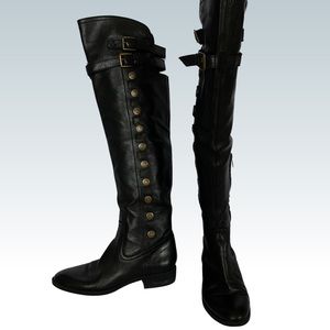 Sam Edelman black over the knee boot, soft leather, very comfortable